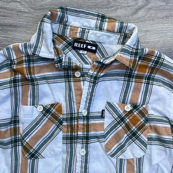 Reef Vaughn Long Sleeve Flannel Shirt, marshmallow multi - Picture 3 of 8